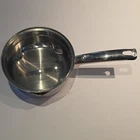 Thomas Rosenthal - Stainless Steel 1 Liter Cook & Pour Saucepan W/ Glass Lid Euc Used. Price: $27.99.