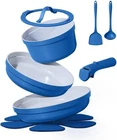 Carote 9PCS Pots & Pans Non-stick/non-toxic Cookware Set W/ Detachable Handles New. Price: $55.99.