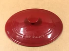 New Cuisinart 5.5 Quart Replacement Crockpot Lid - Red Dutch Oven Cast Iron. Price: $23.96.