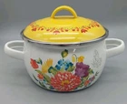 The Pioneer Woman Breezy Blossom Enamel 1 Qt Mini Dutch Oven Yellow Used. Price: $19.99.