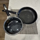 Cuisinart 7 Saucepan Non-stick With Lid And 10 Skillet Used. Price: $25.00.