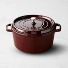 Staub Enameled Cast Iron Round Dutch Oven 7-QT. Grenadine New. Price: $169.89.