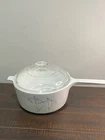 Vintage Corningware Shadow Iris S-2.5-B Saucepan W/pyrex V-2.5-C Lid Euc!!! Used. Price: $37.99.