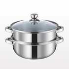 Steamer Pot For Cooking 3.0-QUART With Lid 2-TIER Multipurpose Stai... New. Price: $37.42.