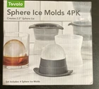 Tovolo Sphere Ice Molds 4PK 2.5" Open. Price: $11.99.