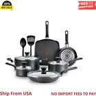 T-fal Easy Care 12-PIECE Non-stick Cookware Set, Pots And Pans, Grey New. Price: $65.00.