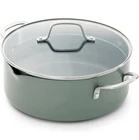 Calphalon Ceramic Nonstick 5 Qt. Dutch Oven With Lid Silver Ash Nwt New. Price: $49.99.