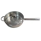 Wolfgang Puck 10" Chicken Fryer Pan Stainless Steel Glass Lid Silver Good 0308 Used. Price: $42.54.