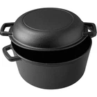 Lodge Logic L8DD3 Cast Iron Double Dutch Oven Extra Deep Lid 5 Quart New. Price: $64.48.