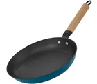 Yutann 8" Enameled Non-stick Cast Iron Skillet, Egg Frying Pan With New. Price: $30.00.