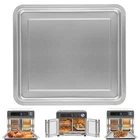 Gwysy Air Fryer Replacement 12.5'' 11.5'' Grill Pan For Emeril 26QT, Silver New. Price: $30.72.