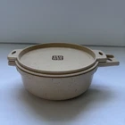 Vintage Littonware Microwave Cookware Cup Round Bowl With Lid 39278 & 39277 Used. Price: $9.99.