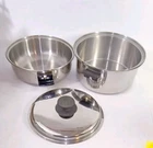 Vintage Permanent Stock Pot & Dome Lid 5PLY Multi Core Stainless Steel Usa Used. Price: $149.99.