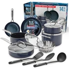 Blue Diamond 14 Piece Cookware Set, Infused Pfas & Pfoa-free Ceramic Non New. Price: $497.22.