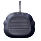 Brandani Hard Nitriding Cast Iron Square Ridged Skillet 11" X Used. Price: $89.00.