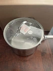 Princess House Stainless Steel Saucepan 3 Qt Induction Ready Silver With Lid New. Price: $85.00.