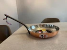Baumalu Copper Frying Pan 11 '', France, Cast Iron Handle, Made Nwt New. Price: $187.00.