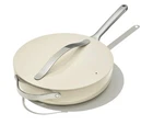 Caraway Nonstick Ceramic Saut Pan With Lid (4.5 Qt, 11.8") - Toxic, Ptfe & New. Price: $119.99.