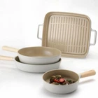 Neoflam Fika 4PC Kitchen Cookware Frying Wok Pan Set Nonstick Coating Skillet New. Price: $139.99.