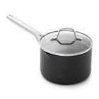 Calphalon Hard Anodized Nonstick Sauce Pan With Lid - 2.5QT New. Price: $79.99.