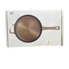 Parini 8 Cast Iron Skillet Golden Oil Collection Pre Seasoned Oven Grill Handle New. Price: $30.00.