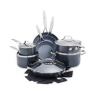 Greenpan Valencia Pro Hard Anodized 11 Piece Cookware Pots And Pans Set, Cera... New. Price: $505.88.