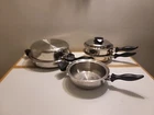 6 Pc Carico Ultra Tech Cookware T304SS Used. Price: $220.00.