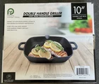 Pacific Coast Trail 10" Cast Iron Double Handle Griller New/unused. Price: $28.00.