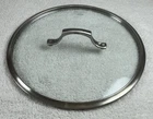 Calphalon Glass Skillet Pan Lid Approx 10 3/4" Inner 11.5" Outer Replacement Used. Price: $14.85.