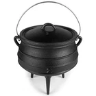 Bruntmor 8-QUART Pre-seasoned Cast Iron Cauldron African Potjie With Li... New. Price: $131.37.