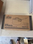 All-clad D5 1.5 Quart Brushed Stainless Steel Saucepan W/ Lid New Open Box. Price: $129.99.