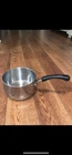 Paula Deen Bonded Stainless Steel 3 Quart Pan: Small Dent Bottom Edge (see Pics) Used. Price: $13.00.
