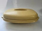 Vintage Tupperware Microwave Steamer Set Harvest Gold Great Condition Used. Price: $11.95.