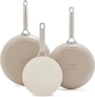 8" 10" & 12" 3 Piece Frying Pan Skillet Set, Hard Anodized Ceramic Nonstick, Pfo New. Price: $175.99.