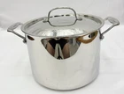 Cuisinart 8 Quart Qt Stainless Steel Stock Pot W Lid & Strainer #766-24 Used. Price: $31.99.