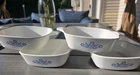 Vintage Corning Ware Blue Cornflower P-41 Petite Pan Set Usa Baking Dish Used. Price: $39.00.