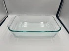 Vintage Pyrex #233-R Clear Glass 13X9X2 3QT Casserole/baking Dish Pan Used. Price: $17.95.