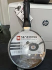 Bene Casa Frying Pan Glass Lid 6" Black Nonstick Aluminum, Superb New. Price: $19.95.