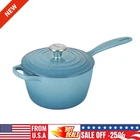 Le Creuset 21181018170041 Caribbean 2.25 Quart Signature Sauce Pan New. Price: $153.99.