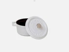 Staub Cast Iron 7 Qt, Round, Cocotte, White New. Price: $239.99.