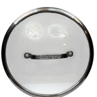 Cuisinart Tempered Glass Cookware Lid Replacement Pot Cover Stainless Steel Trim Used. Price: $24.49.