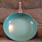 Phantom Chef 11" Frying Pan Skillet Non Stick Green New Used. Price: $29.00.