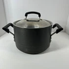 Pots & Pans By Calphalon 6 Qt Hard Anodized Stock Cookware W/ Lid Used. Price: $49.72.