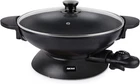 Housewares AEW-306 Electric Wok With Tempered Glass Lid Easy Clean Nonstick, Coo New. Price: $152.99.