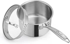Ciwete 2 Qt Stainless Steel Saucepan W/ Glass Strainer Lid Pour Spout Induction New. Price: $28.99.