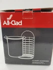 All-clad Stainless Steel Asparagus Steamer Pot With Lid & Basket Model 59905 Used. Price: $39.99.