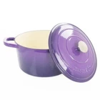 Crock-pot Artisan Lavender Purple 2 Pc 5 Qt Enameled Cast Iron Dutch Oven Lid New. Price: $88.79.