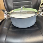 8QT Nonstick Ceramic Coated Aluminum Wide Stock Pot Figmint -blue New. Price: $40.00.