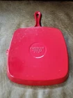 Cuisinart Grill Pan Square 9-1/4" Red Enamel Cast Iron Skillet Griddle C130-23 Used. Price: $17.99.
