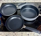 Set Of 3 Oxo Non-stick Every Day Frying , Sauce Pan Bpa-free Style "7218" Used. Price: $20.00.